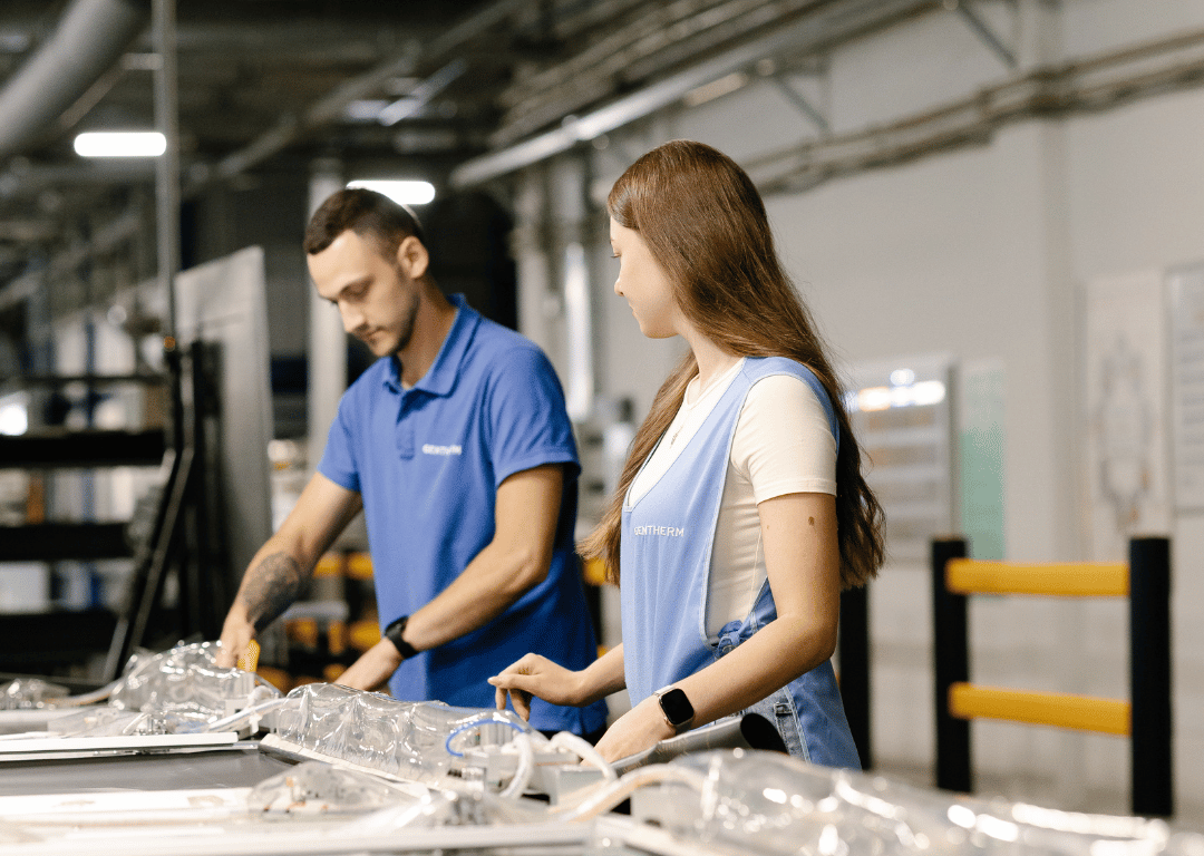 Employees Working in Facility